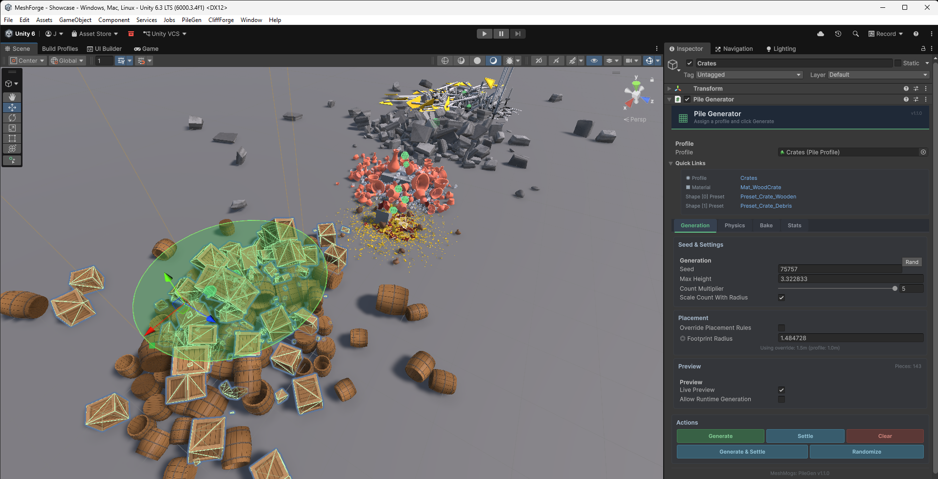 PileGen screenshot 1