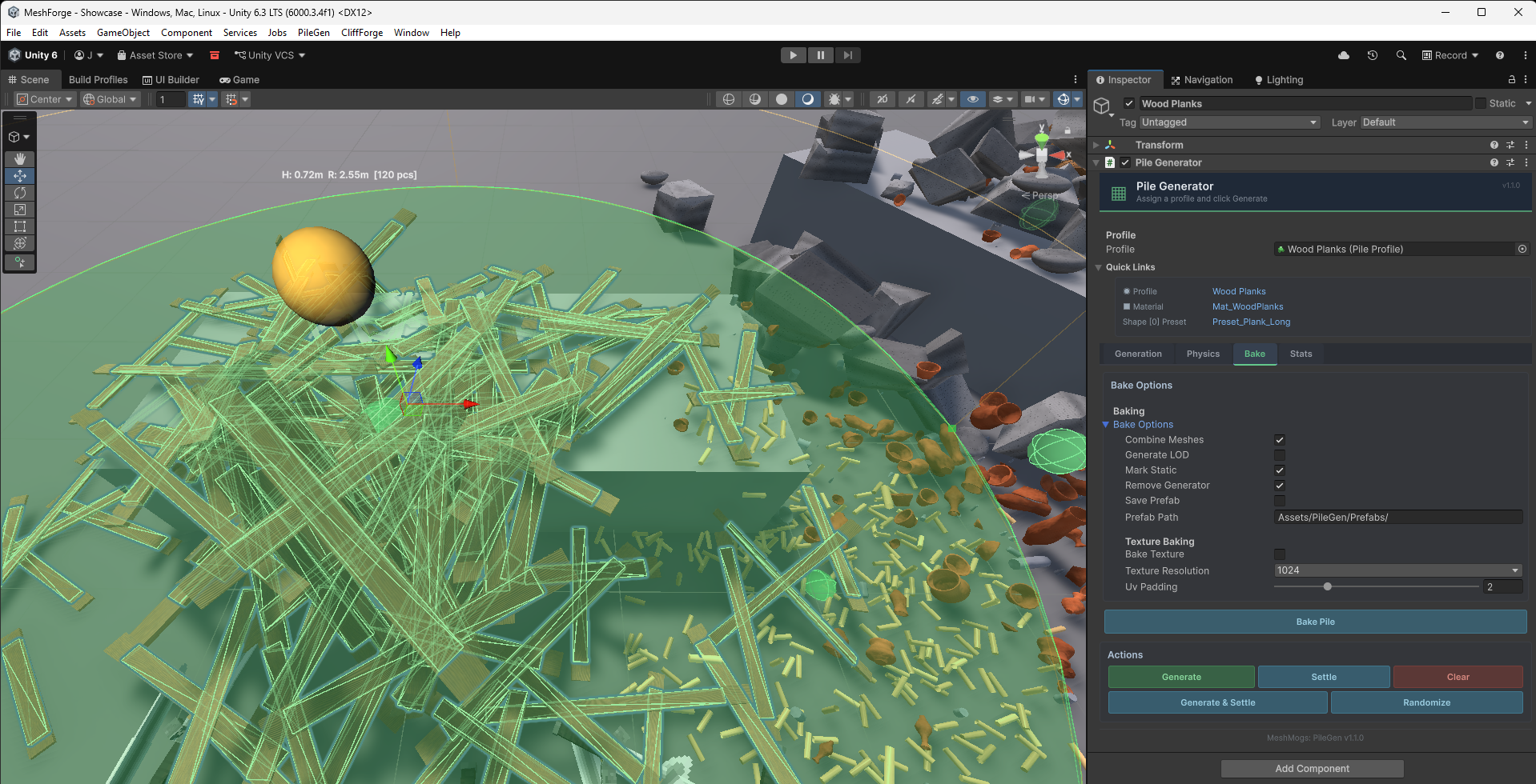PileGen screenshot 3